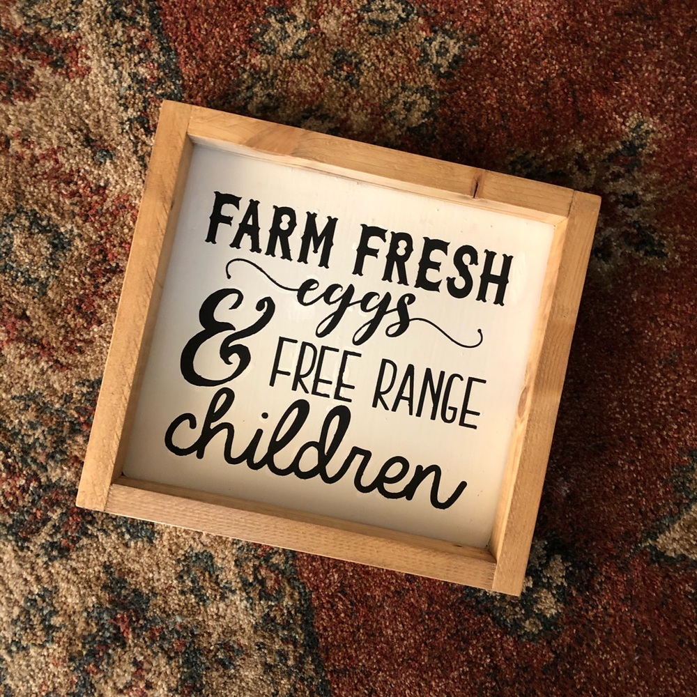 Handmade farmhouse signs